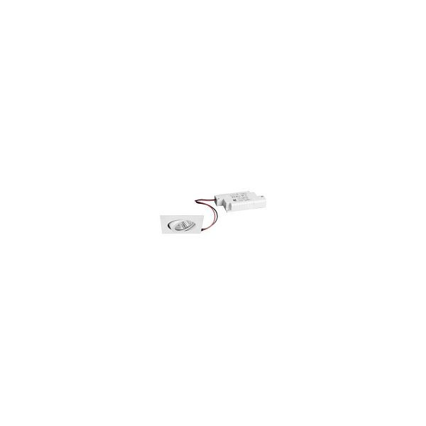 Brumberg LED-Einbaustrahler 6W 3000K 640lm, weiß mit Konverter 1LED IP20 38° 39365073, 135720