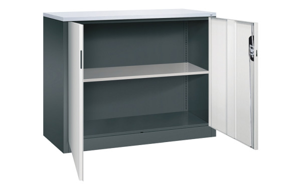 C+P Büroschrank Acurado, H1000xB1200xT500mm, 7016/7035, 9486-1200 S10447