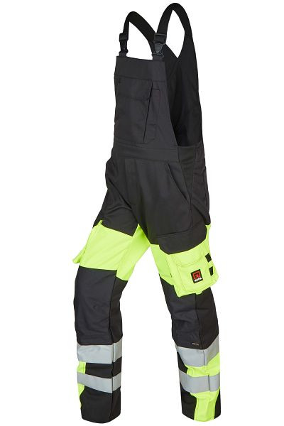 ROFA Latzhose 2500, Größe 48, Farbe 487-anthrazit-leuchtgelb, 5702500-487-48