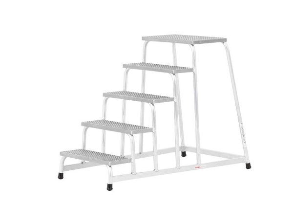 HYMER Maschinentritt, 5 Stufen, Standhöhe 1,00 m, 6878563
