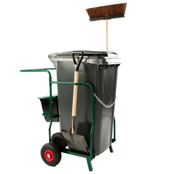 STEIN HGS Containerwagen komplett mit Container und Zubehör, 240 Liter, 83905.0001