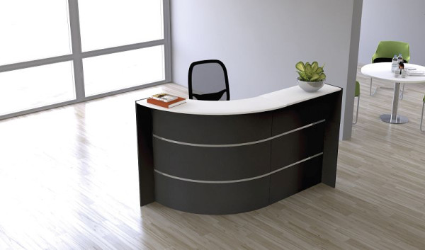 Kerkmann Bari Kompakttheke, B 1750 x T 950 x H 1120 mm, anthrazit, 21357513