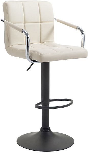 CLP Barhocker Lucy V2 schwarz, creme, 315648, 4251756431761