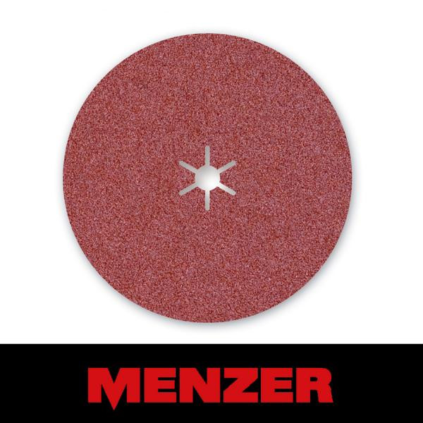Menzer Klett-Schleifscheibe, Ø 150 mm, 8 mm Innenloch, Korn 60, Normalkorund, VE: 50, 235021060
