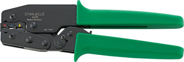 STAHLWILLE Crimpzange, Länge 220mm, 66383220, 4018754347575