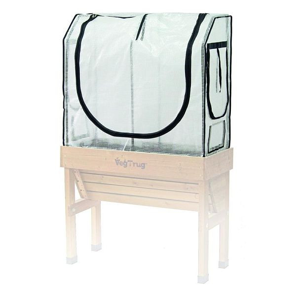 VegTrug Gewächshausaufsatz mit Rahmen und Gitterfolie, Wall Hugger 1m, 3071