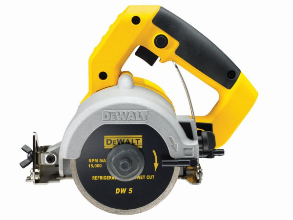 DeWalt Nass+ Trocken-Fliesensäge 110mm, robuster Motor, DWC410-QS
