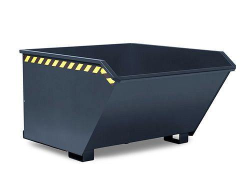 RR Industrietechnik Kippbehälter aus Stahl, 300 Liter Volumen, grau, 269842