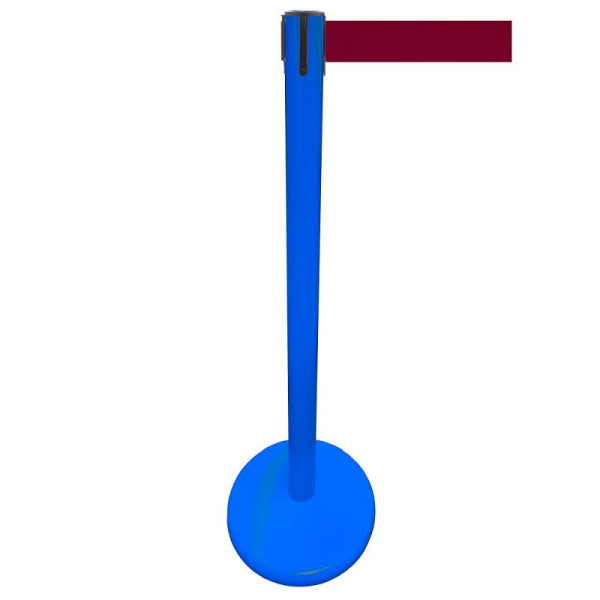 Stein HGS Personenleitsystem -P-LINE Future-, Metall/ blau, burgunder, mit Sicherheitsverschluss (selbstlösend), 12793-1503