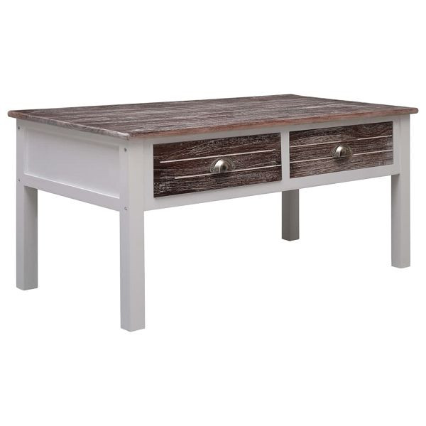 vidaXL Couchtisch Braun 100 x 50 x 45 cm Holz, 284134, 8719883669021