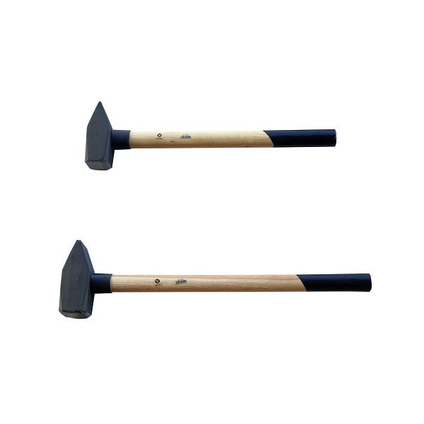 VaGo-Tools Schlosserhammer Hammer Vorschlaghammer 3/4kg je 1 Holzstiel 2-teiliges Set, 233-130/140 je 1_tv