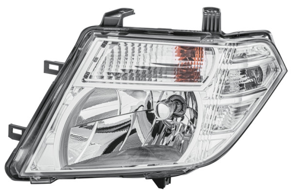 HELLA Halogen-Hauptscheinwerfer, für u.a. Nissan Np300 Navara (D40), ECE, für Rechtsverkehr, links, 1EE 238 055-011