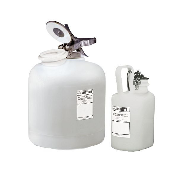 Justrite Selbstschließende Behälter für nicht brennbare Korrosionsmitteln 1206, 30.5cm x 50.8cm, JCN12765WH