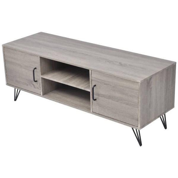 vidaXL TV-Schrank Grau 120x40x45 cm Grau, modern, 243449