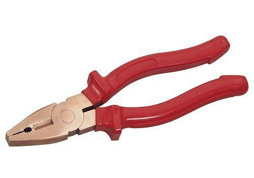 DENIOS Kombizange, 200 mm, Kupfer-Beryllium, funkenfrei, für Ex-Zonen, 250374