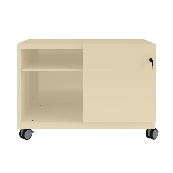 Bisley Caddy Note™, Schubladen und Ziehgriff rechts, 606 creme, CADM08RH606