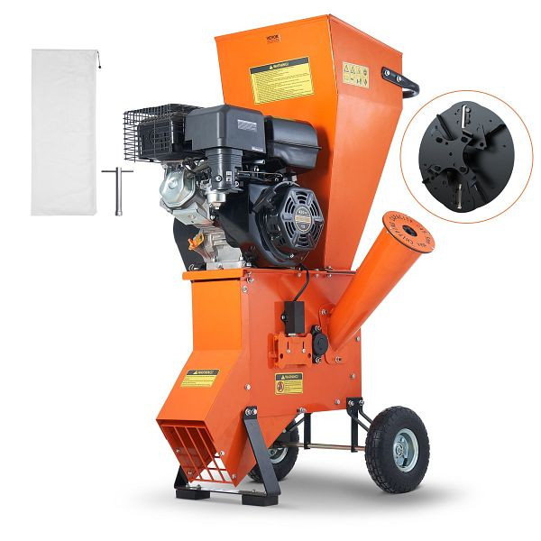 VEVOR Gartenhäcksler Schredder Häcksler Holz Benzin Motor 4-Takt 420cc 8,6kW, RYXPJ420CC8617ZUGV0