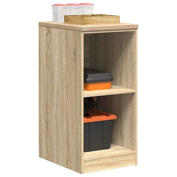 vidaXL Garagen-Aufbewahrungsschrank Sonoma-Eiche Massivholz Kiefer, 860537