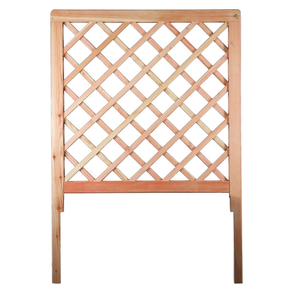 T&J STOCKHOLM Rankgitter Lärche, B 104 x H 150 cm, V2A verschraubt, Rahmen 44/68 mm, 21971