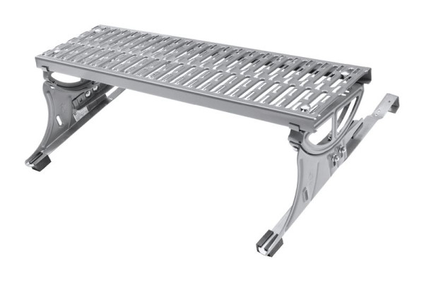 HYMER Trittflächenset nach Euro Norm DIN EN 516, feuerverzinkt, Laufrost 800 x 250 mm, 008927