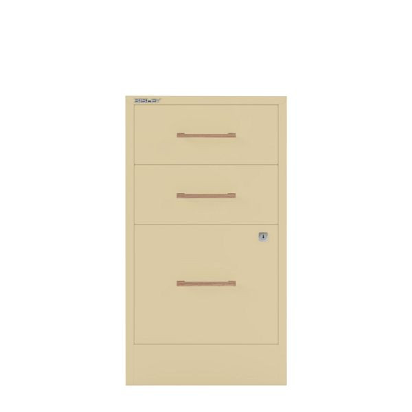 Bisley Home Filer, 2 Universal-, 1 HR-Schublade, Eichengriff, 606 creme, PFA3OH606