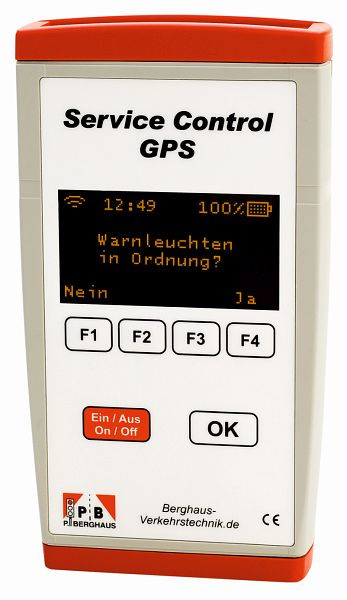 BERGHAUS Verkehrstechnik Service Control GPS (Handgerät), SC1000