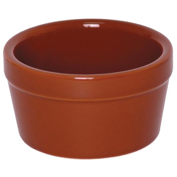 Olympia Rustic Auflaufförmchen Terrakotta 9,5cm, VE: 6 Stück, DK822