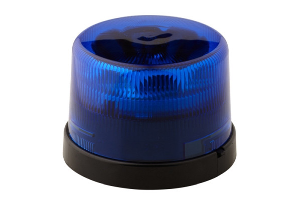HELLA LED-Rundumkennleuchte, KL 7000, 12/24V, blau, Anbau/geschraubt, Kabel: 200mm, Stecker: Flachstecker, 2RL 011 484-101