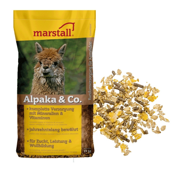 Marstall Alpaka & Co. Ergänzungsfutter für Kameliden, 15 kg Sack, 51810002