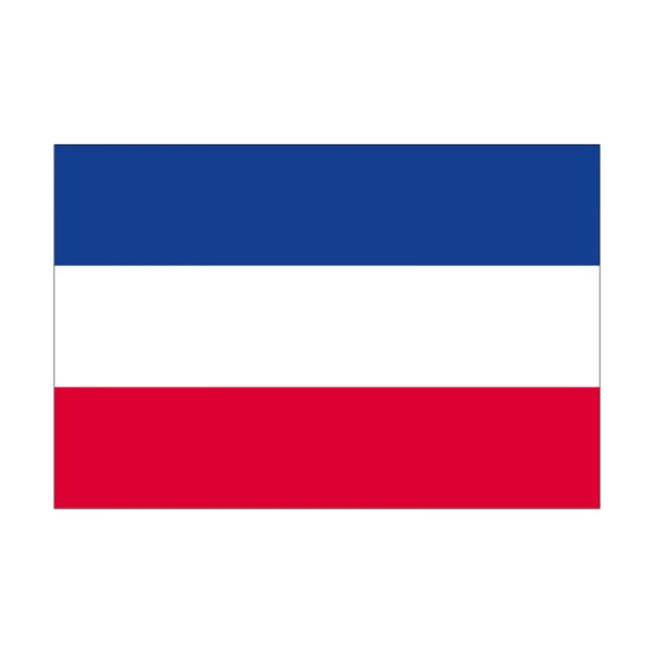 Stein HGS Landesflagge Schleswig-Holstein (ohne Wappen), 120 x 200 cm (Querformat), mit Seil und Schlaufe, FlagTop 160 g/m², für Fahnenmasten 7 m, ohne Hohlsaum, 26621