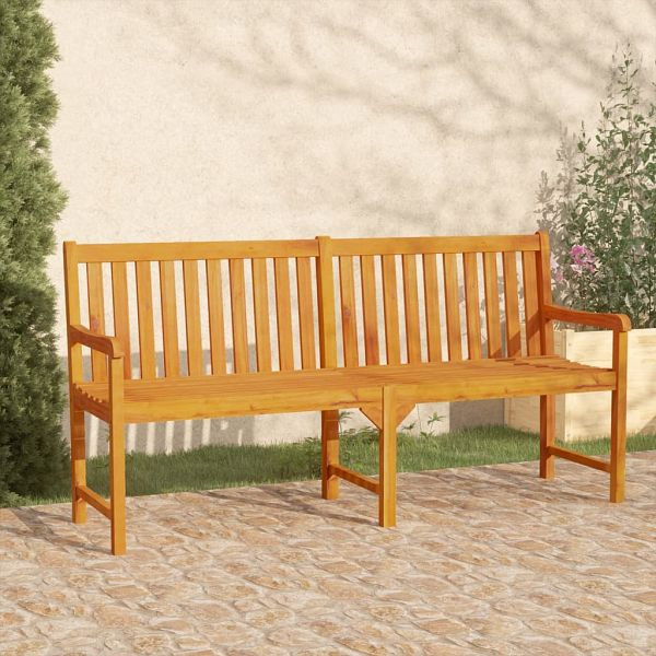 vidaXL Gartenbank 180 cm Massivholz Akazie, Material: Akazien-Massivholz mit Ölfinish, 316612