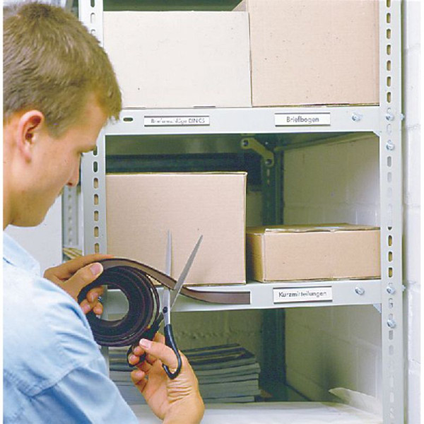Stein HGS Regalbeschriftung 'Permaflex' C-Profile als Rollenware, 50 mm, 90.3107