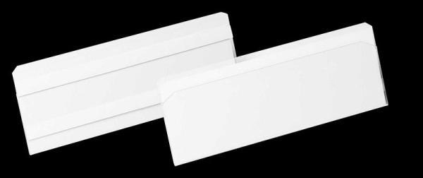 DURABLE Etikettentasche HARD COVER, 1/2 A5 quer, transparent, selbstklebend, 10 Stück, 1182 19