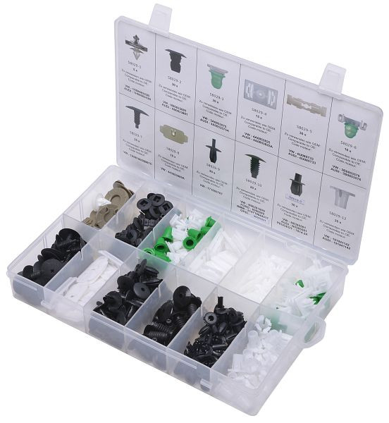SW-Stahl Befestigungsclip Sortiment, VW, 255-teilig, S8029