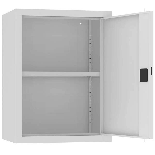 Eurobox Aufsatzschrank, 2 Reihen von Ordnern/1 Fachboden, 800 x 600 x 435 mm, 0671-060101