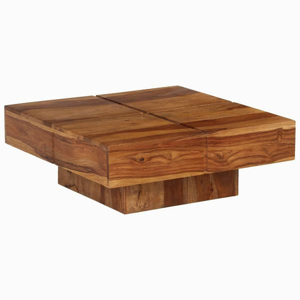 vidaXL Couchtisch 80x80x30 cm Massivholz Akazie, 246250