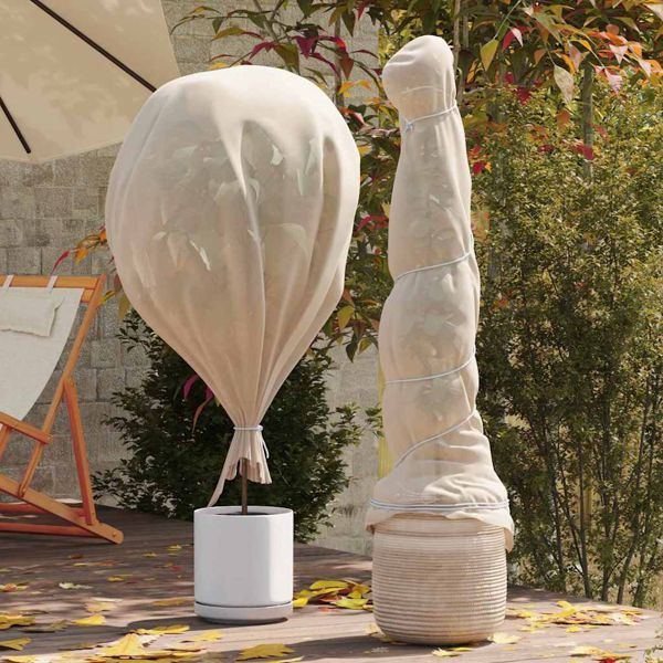 vidaXL Frostschutz-Pflanzen-Vlies Beige 20 x 3,2 m Vliesstoff, 42021028