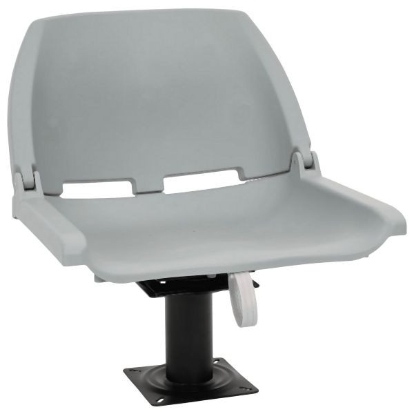 vidaXL Bootssitz mit Podest 360° Drehbar, zum Angeln, 3294945