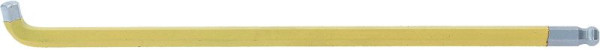 KS Tools Kugelkopf-Innensechskant-Winkelstiftschlüssel, XL, 1/4", 108° abgewinkelt, 151.4437