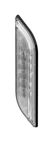 HELLA Blinkleuchte, Shapeline Style, LED, 12/24V, geschraubt, glasklar, AMP, 2-polig, hinten links, senkrechte Befestigung, 200 mm, 2BA 013 332-271