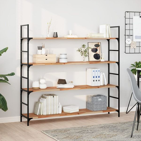 vidaXL Schweberegale 2 Stück 140x30x2 cm Massivholz Akazie Ölbehandelt, 3279544