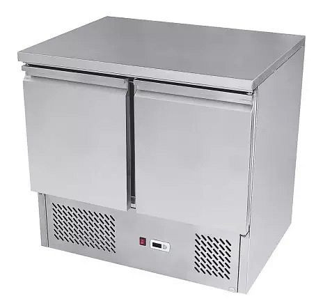 Ice-A-cool 2-türiger Kühltisch mit Arbeitsplatte, ICE3801GR