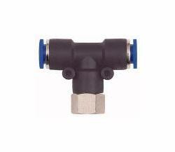 Riegler T-Steckverschraubung mit Innengewinde, drehbar, 109510