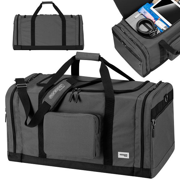monzana Reisetasche Schwarz 90L, 104054, 4250525335552