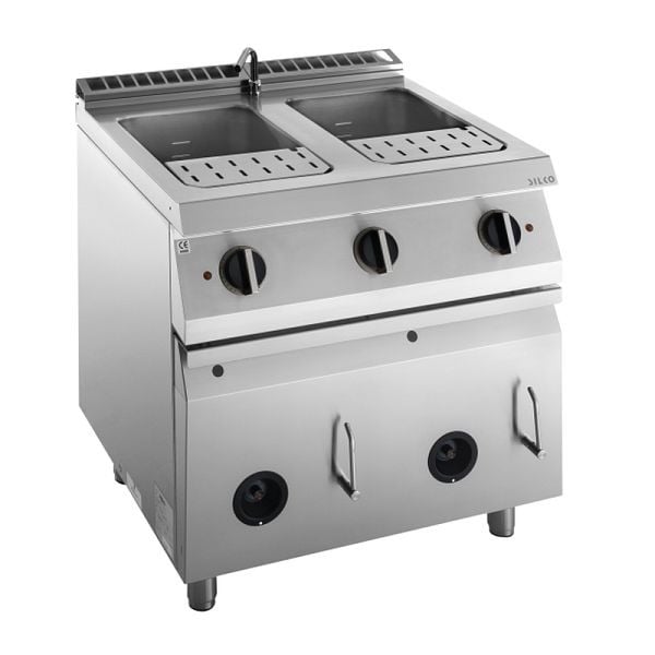 KBS Gas-Nudelkocher 2 x 28 L 2 Becken GN 2/3, 10426403, 4059395096941