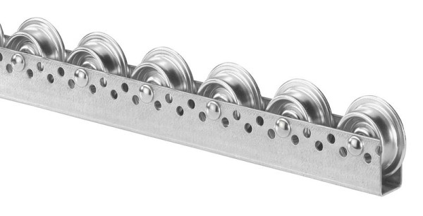 BS Rollen Endanschlag für Rollenschiene, Spurkranzröllchen aus Stahl, 424.004