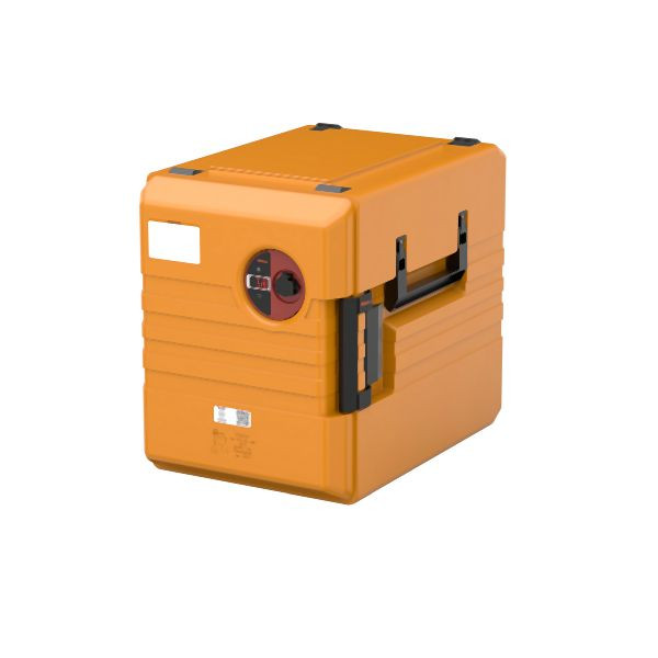 Rieber thermoport® Frontlader, stapelbar K 1000 D-FLAT-umluftbeheizt-orange, 85020436