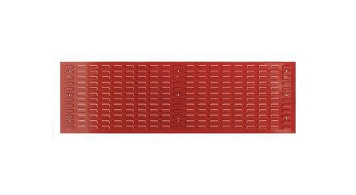 ADB Schlitzplatte, waagerechte Kiemenschlitzung, L1482xB456mm, Farbe rot, RAL 3020, 23065