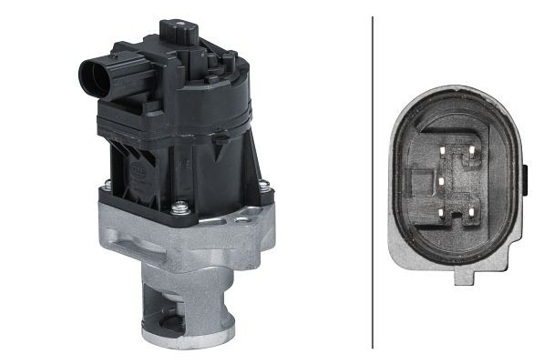 HELLA AGR-Ventil, 12V, elektrisch, 5-polig, mit Dichtung, 6NU 014 864-731