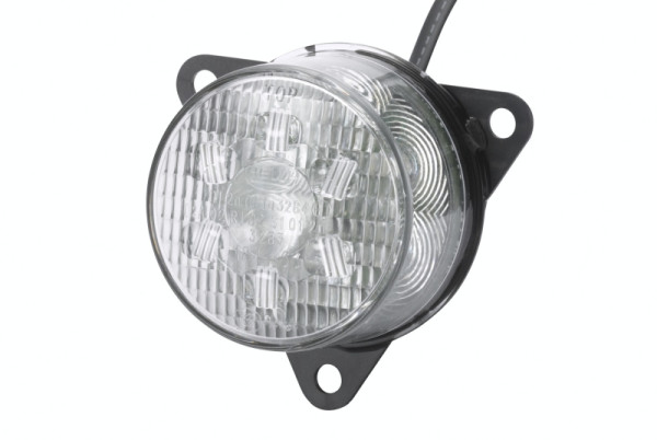 HELLA Blinkleuchte, LED, 24V, Anbau/geschraubt, Lichtscheibenfarbe: glasklar, Kabel: 500mm, Stecker: offene Kabelenden, hinten, 2BA 011 172-421